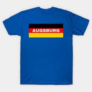 Augsburg City in German Flag T-Shirt